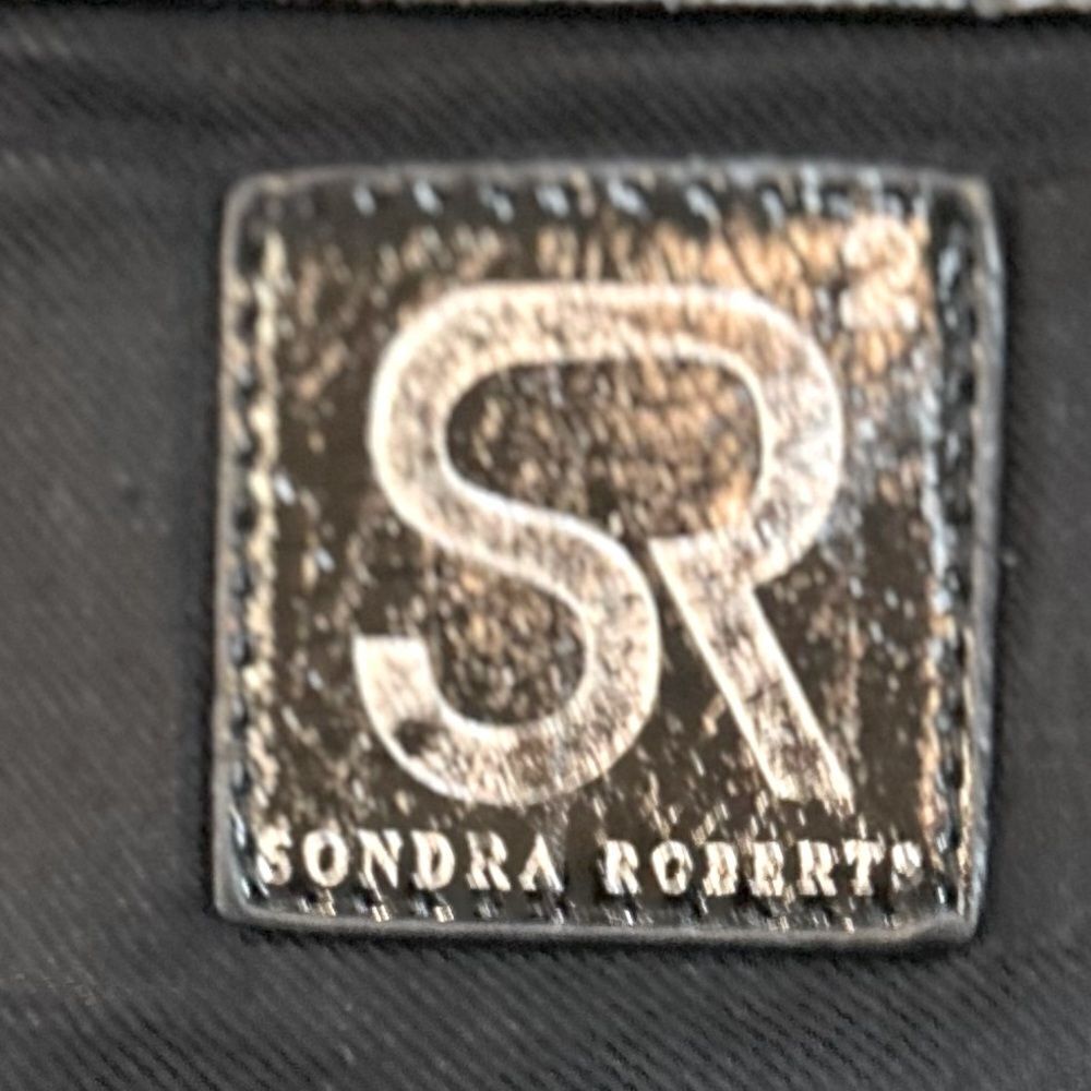 Sondra Roberts Black Quilted Hobo Tote Chain Strap - Picture 9 of 10